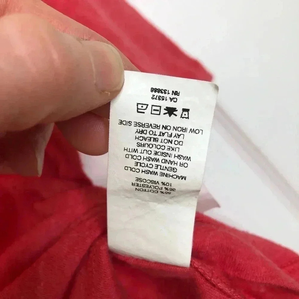 Joe Fresh Shirt Reddish Orange Size Extra Small - Picture 10 of 16